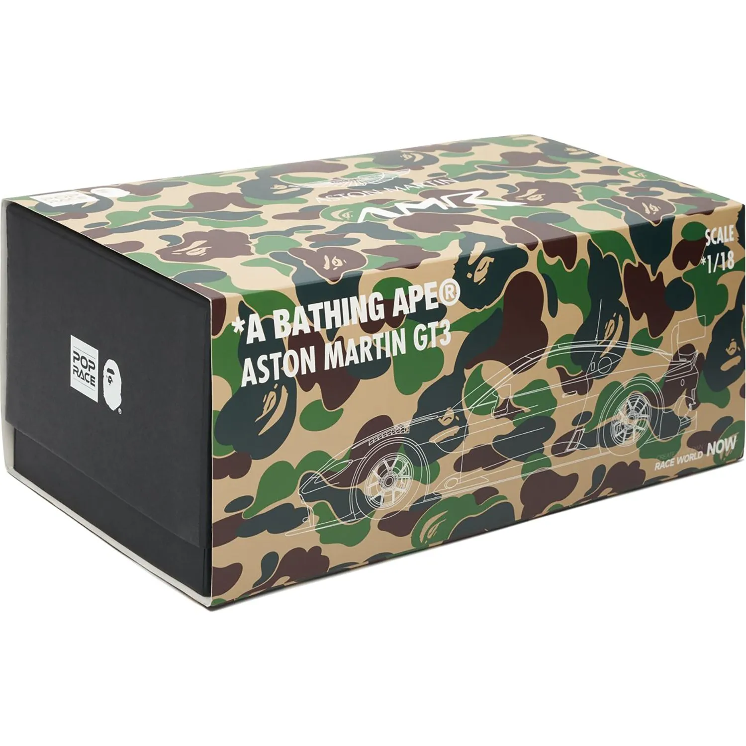 BAPE X ASTON MARTIN GT3 1/18 MODEL CAR