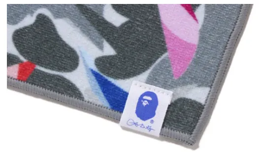 BAPE X LOUIS DE GUZMAN CAMO SPORTS TOWEL