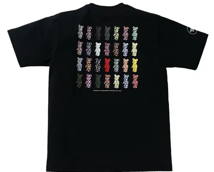 BAPE x Medicom Toy Camo Bear Tee (FW21) Black