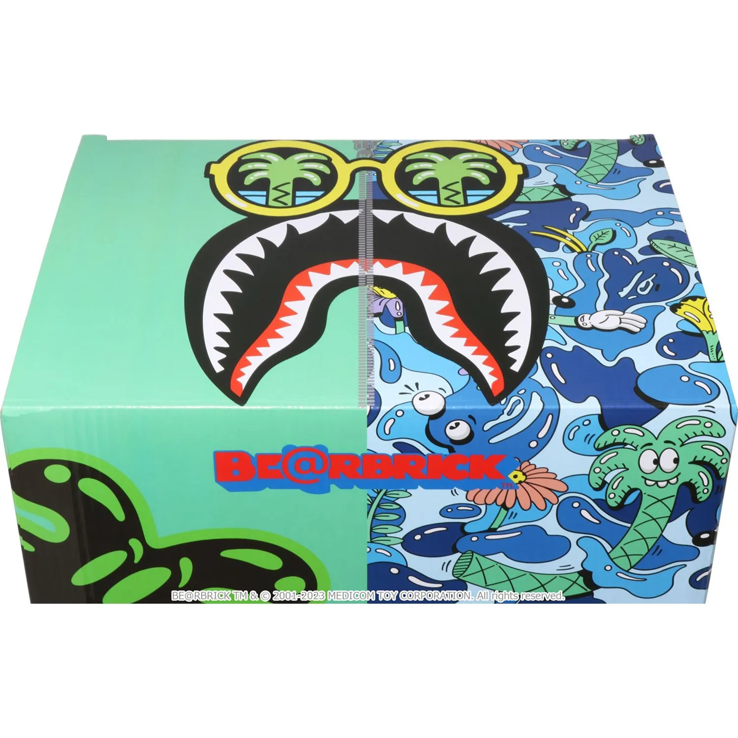 BAPE X STEVEN HARRINGTON SHARK BE@RBRICK 1000%