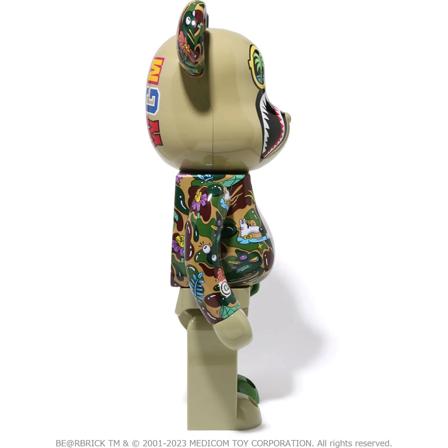 BAPE X STEVEN HARRINGTON SHARK BE@RBRICK 1000%