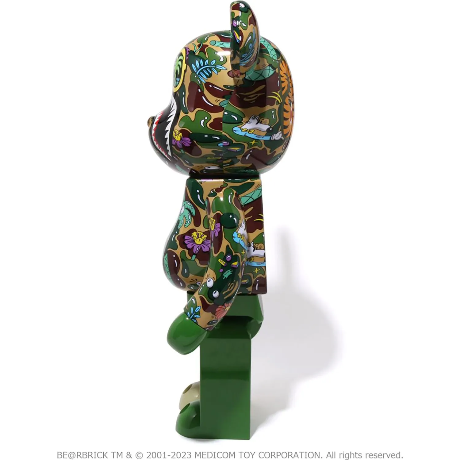 BAPE X STEVEN HARRINGTON SHARK BE@RBRICK 1000%