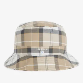 Barbour Men's Tartan Bucket Hat in Amble Sand