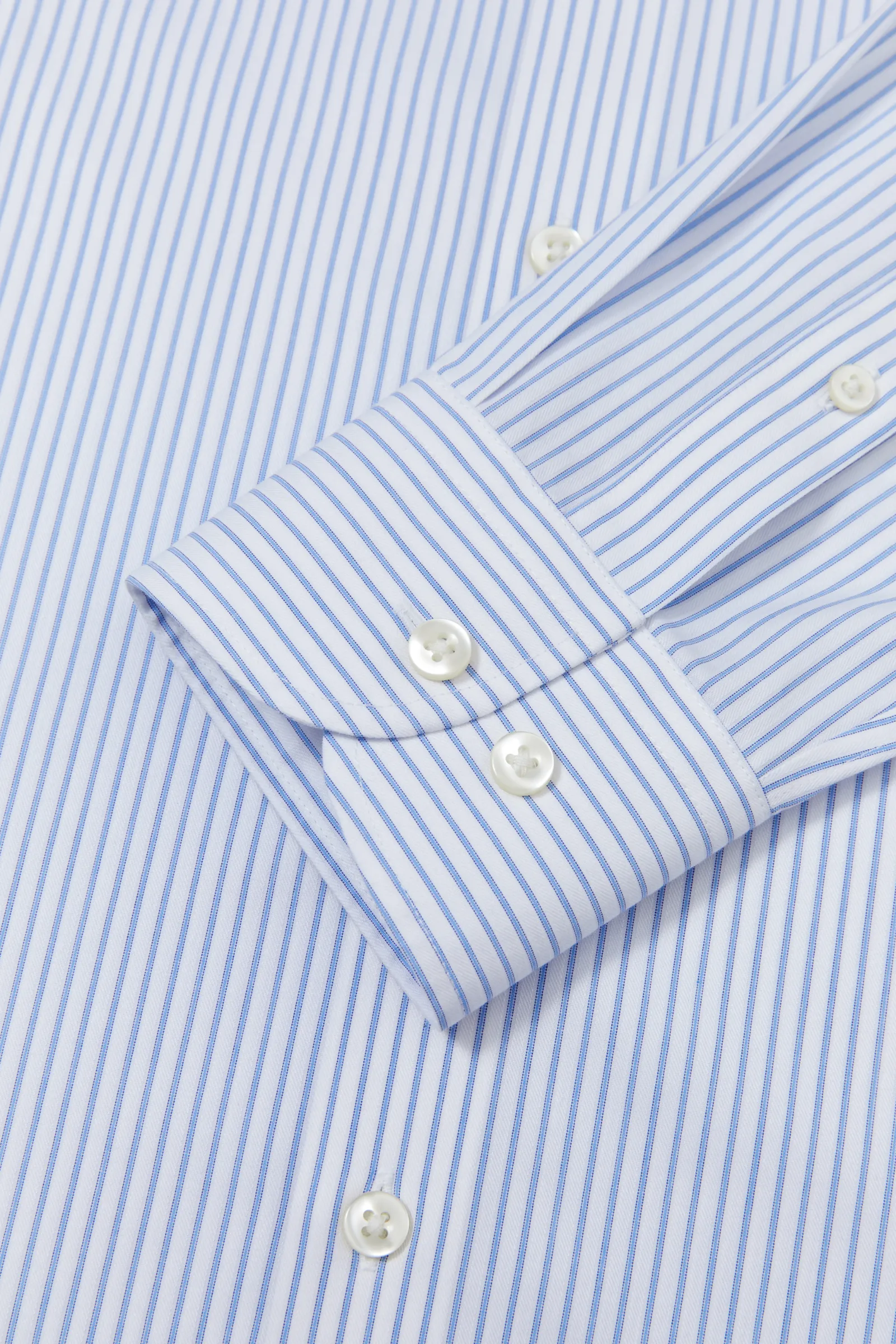 Bradford Blue Stripe Lucious Non-Iron Shirt