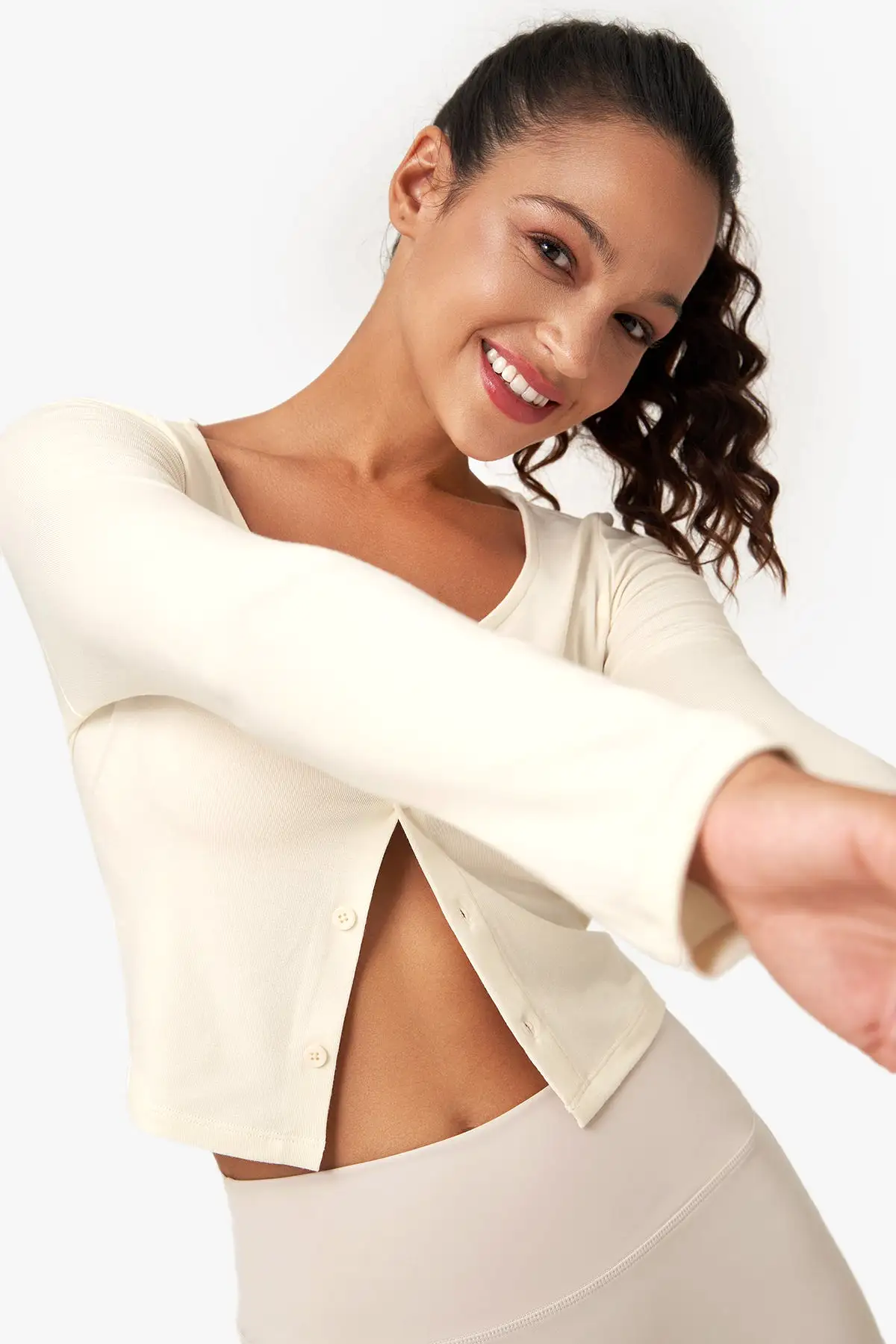 Breathable Long Sleeve Cardigan