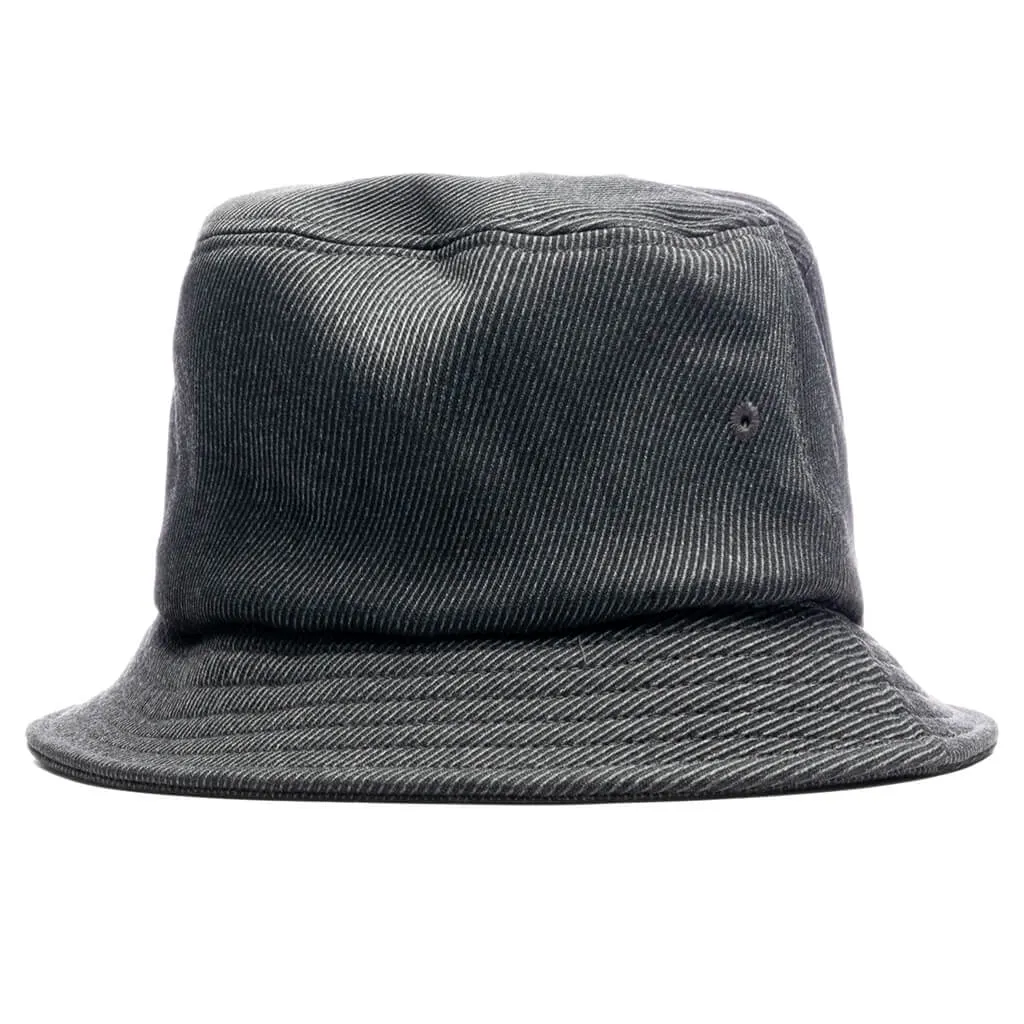 Bucket Hat - Black/Kersey