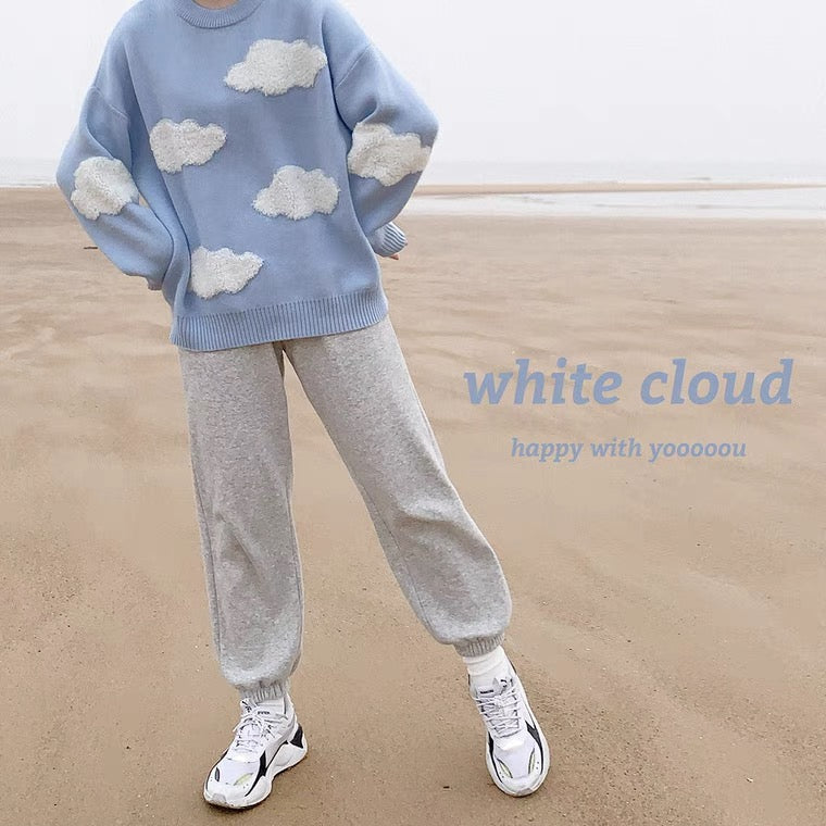 cloud fleece sweater