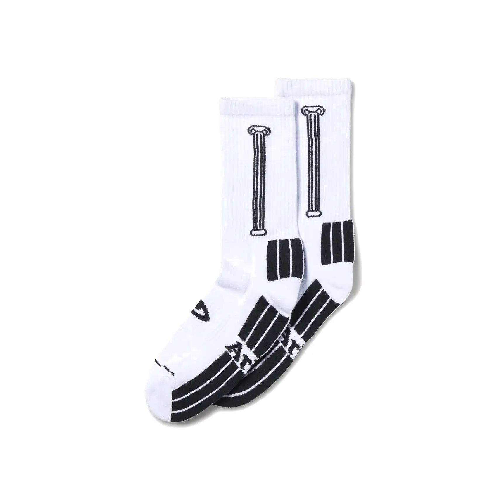 COLUMN SOCK WHITE