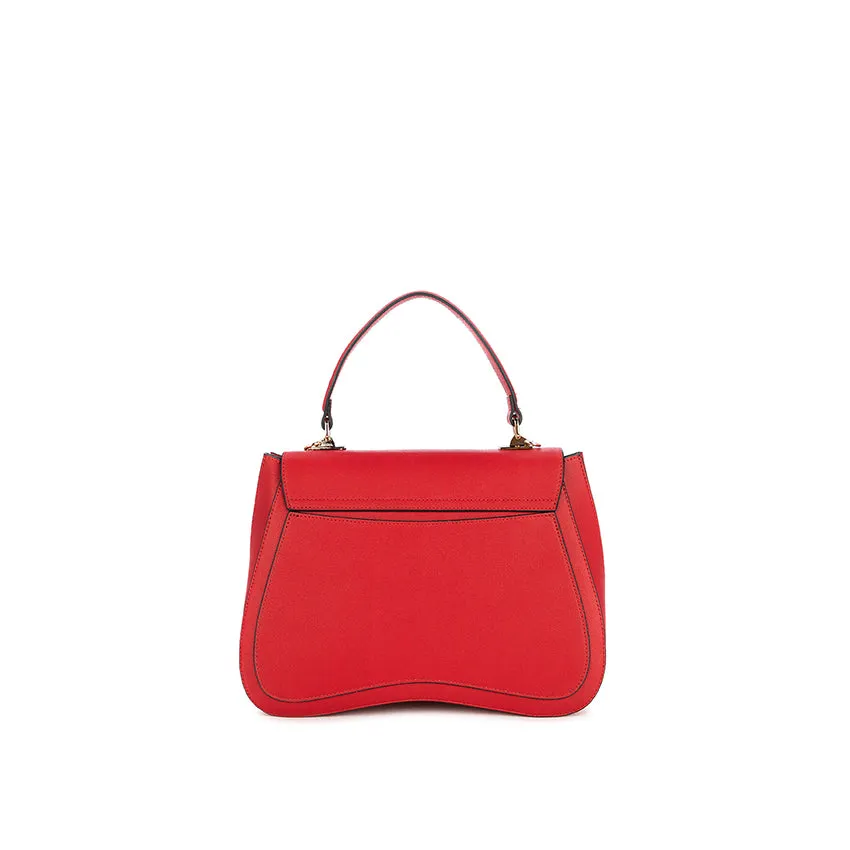 Dova Top Handle (L) Women's Bag - Red