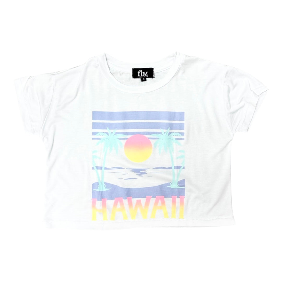 FBZ Hawaii White S/S Tee