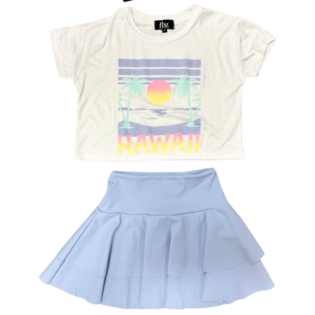 FBZ Hawaii White S/S Tee