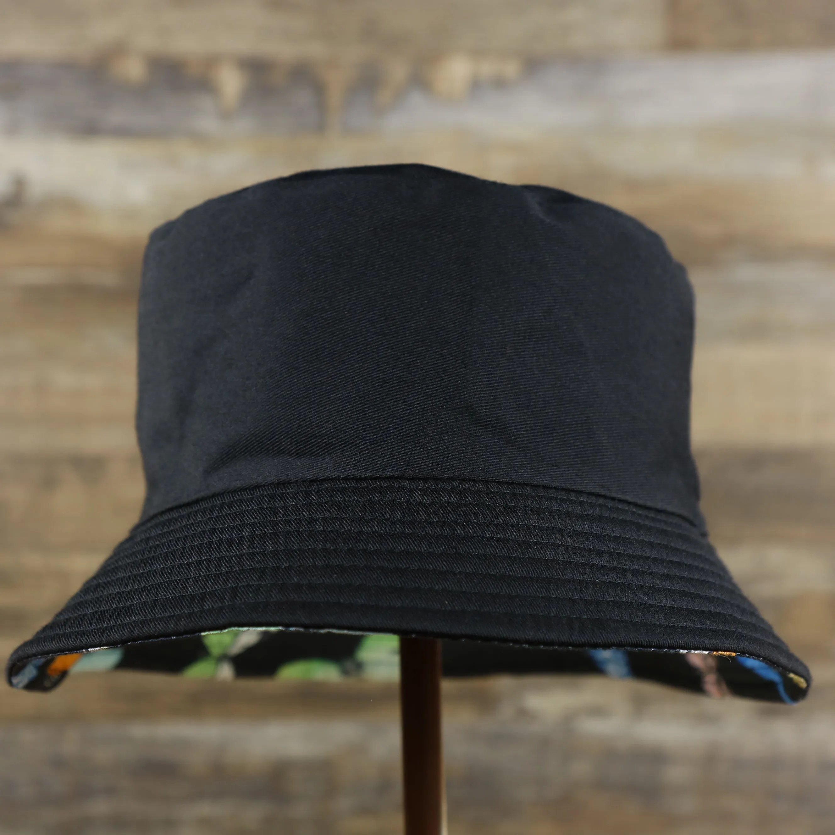 FOOT CLAN | BUTTERFLY PATTERN | BUCKET HAT | BLACK | SMALL/MEDIUM