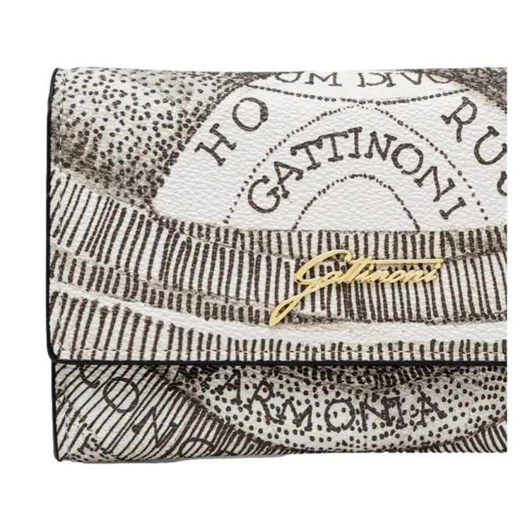 Gattinoni Planetarium BIGPL6565 016 Portafogli Flap Planetarium Ink Sepia