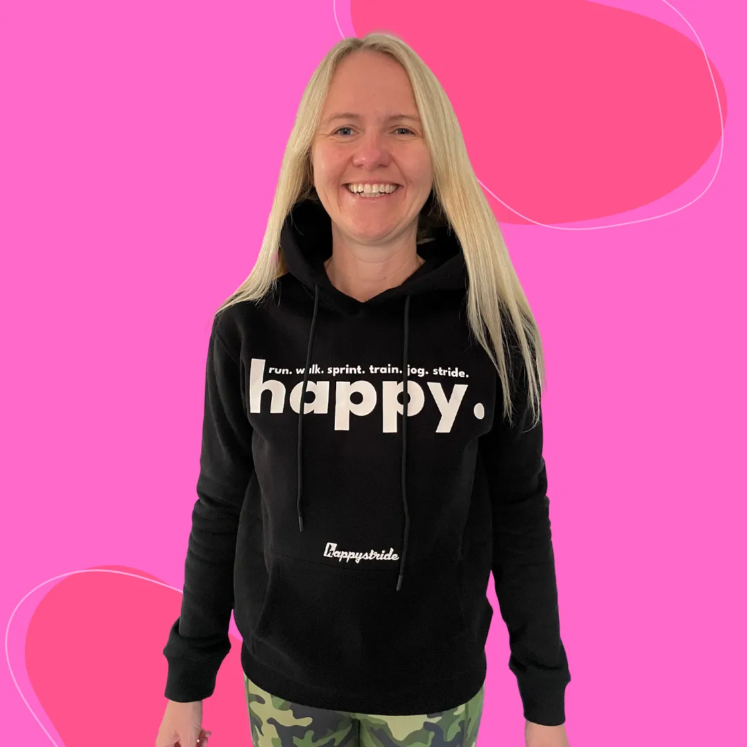 Happy hoodie (Black)