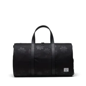 Herschel Novel Duffle Black Floral Sun