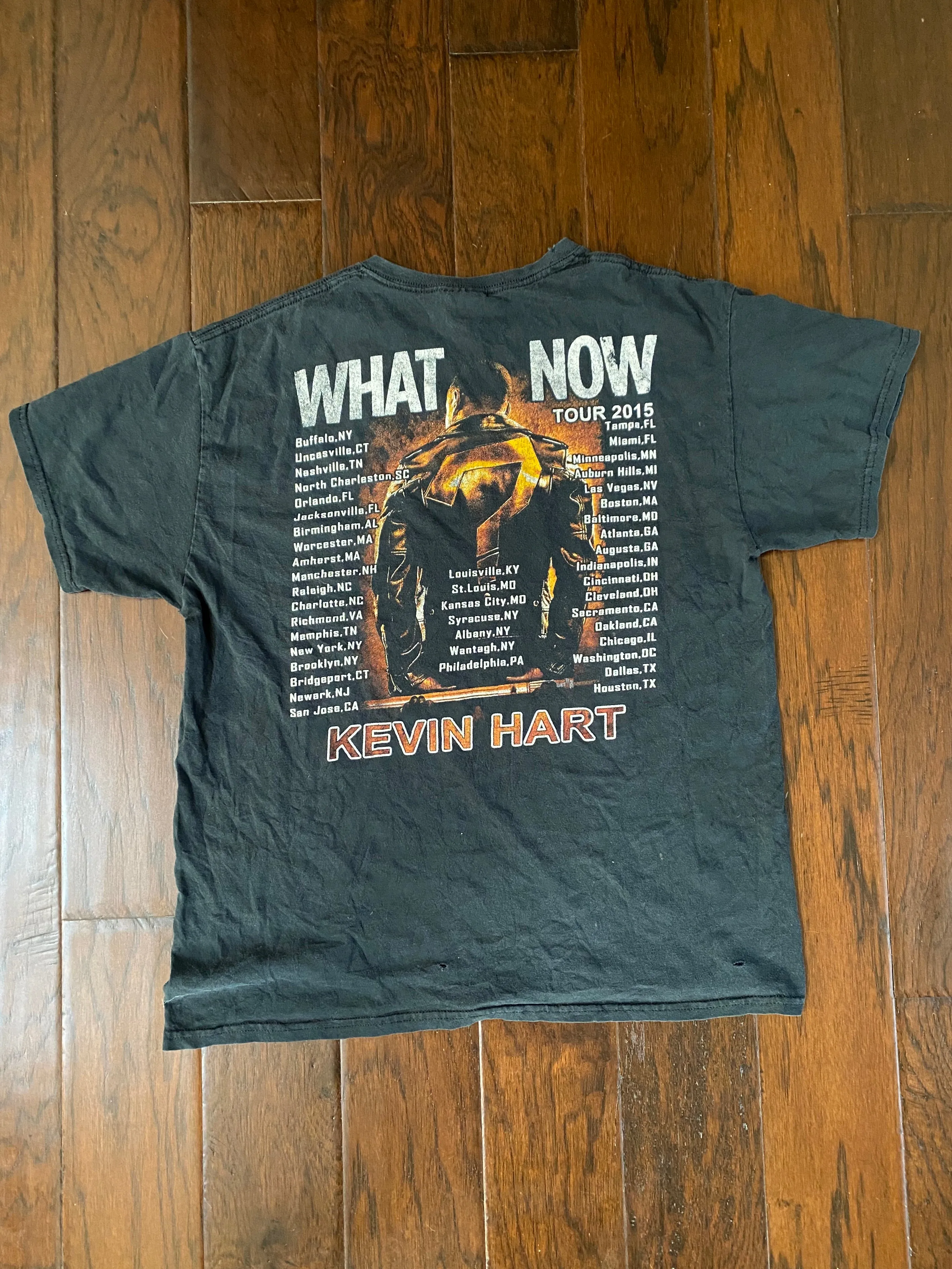 Kevin Hart 2015 “What Now Tour” Vintage Distressed T-shirt