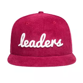 Leaders Script Snapback Corduroy Maroon