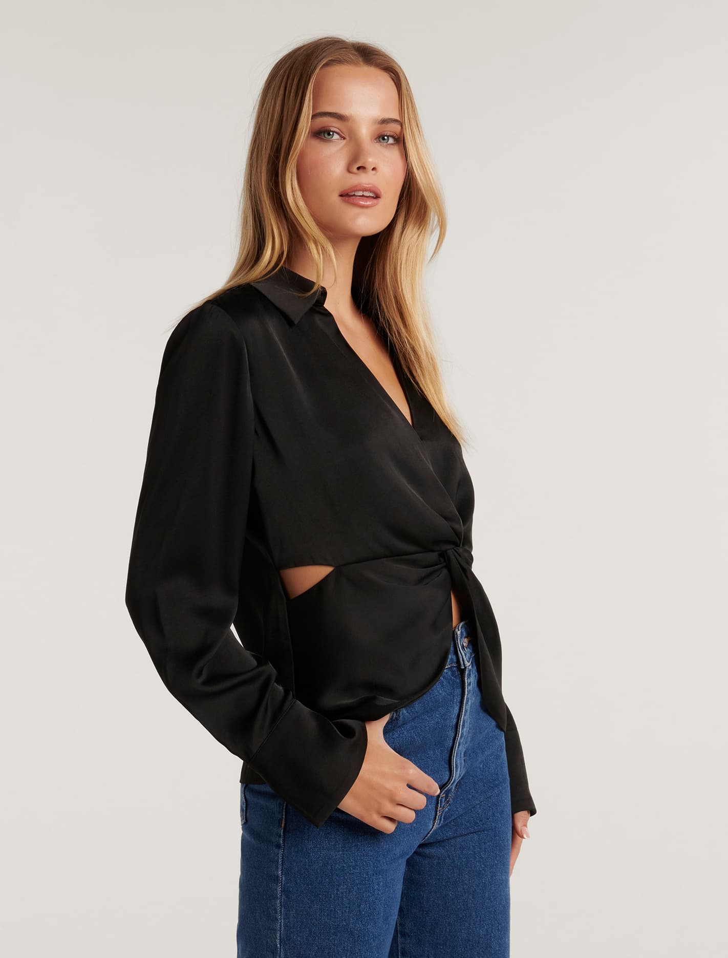 Leah Twist Detail Shirt