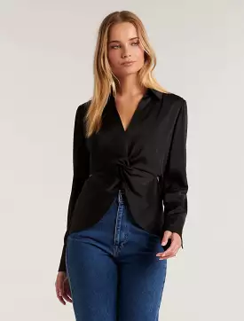 Leah Twist Detail Shirt