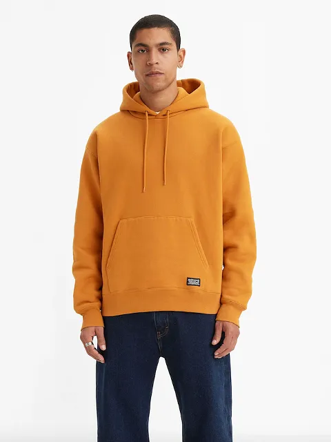 Levi's Skate Hooded Sweatshirt/Orange - New AW23