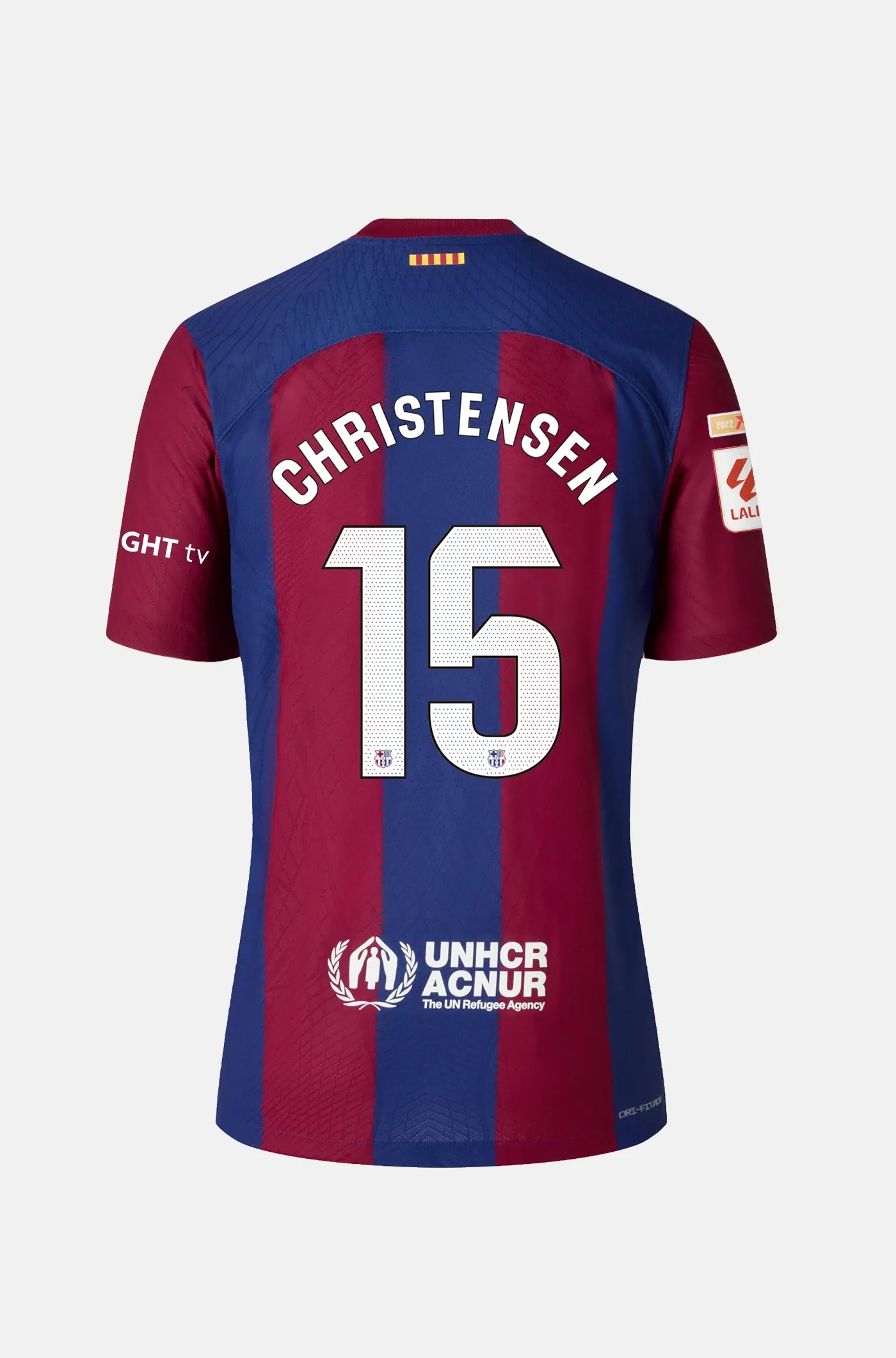 LFP FC Barcelona home shirt 23/24 Player's Edition - CHRISTENSEN