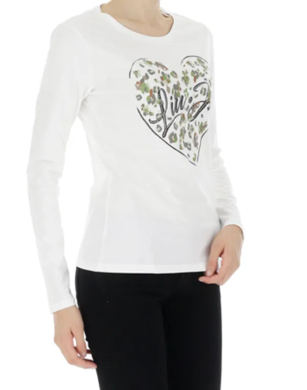 LiuJo Sport – T-shirt ecosostenibile – wf2548 js923 – Bianco