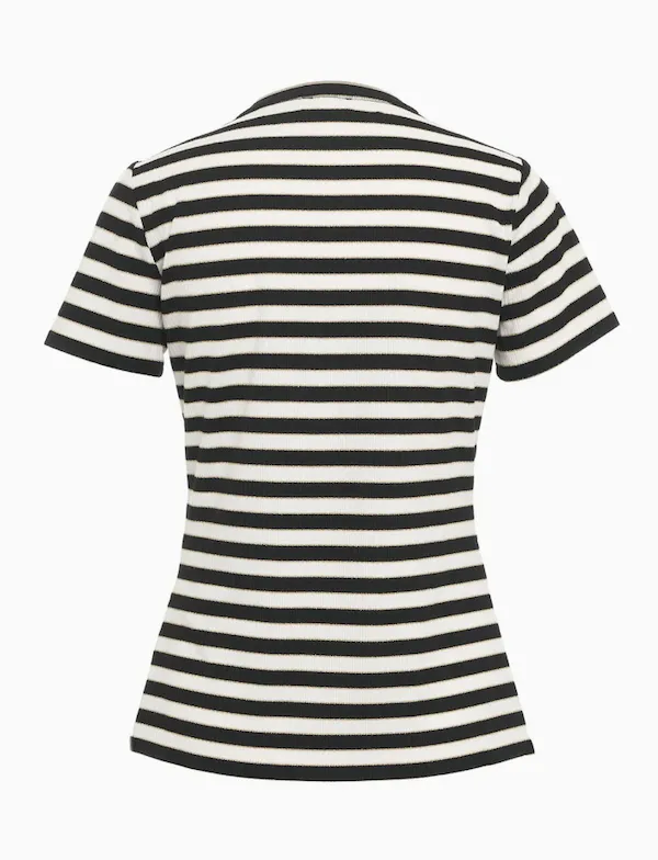 LiuJo T-Shirt – TA4192 J4679 – NERO e BIANCA  – New 2024