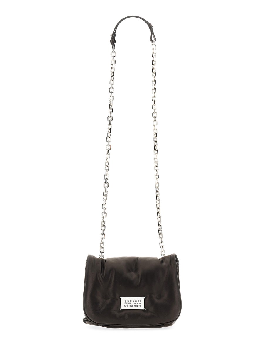 MAISON MARGIELA    GLAM SLAM FLAP SMALL LEATHER BAG