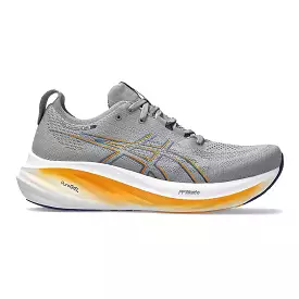 Men's Asics GEL-Nimbus 26, Sheet Rock/Thunder Blue, 13 D Medium