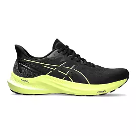 Men's Asics GT-2000 12, Black/Glow Yellow, 11.5 D Medium