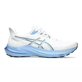 Men's Asics GT-2000 12, White/Storm Blue, 8 D Medium