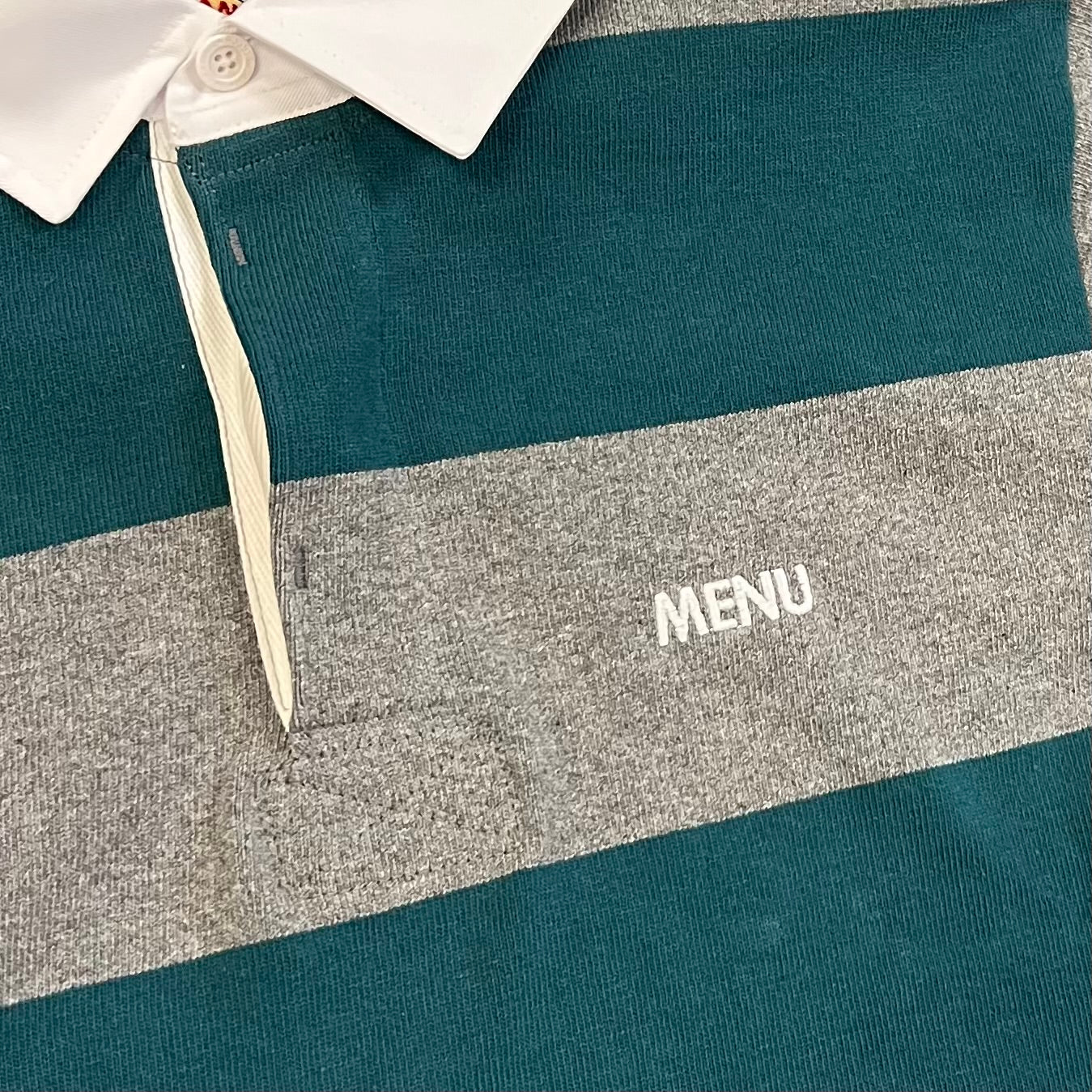 Menu X Barbarian Rugby Shirt - Oxford/Teal