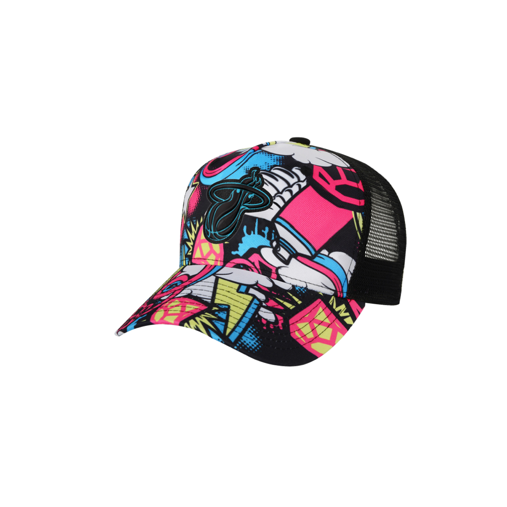 Miami HEAT Kids Snapback Trucker Pop Art Hat