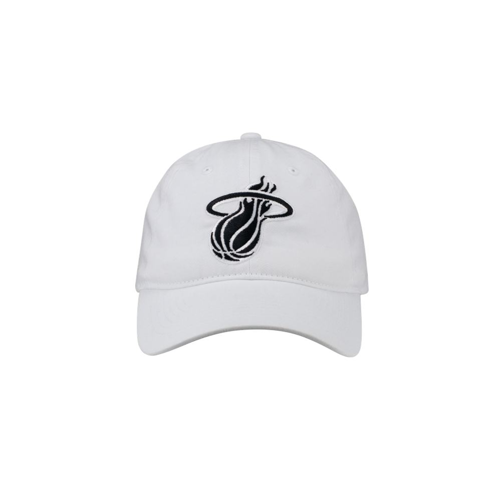 Miami HEAT Logo White Dad Hat