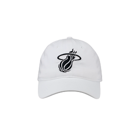 Miami HEAT Logo White Dad Hat