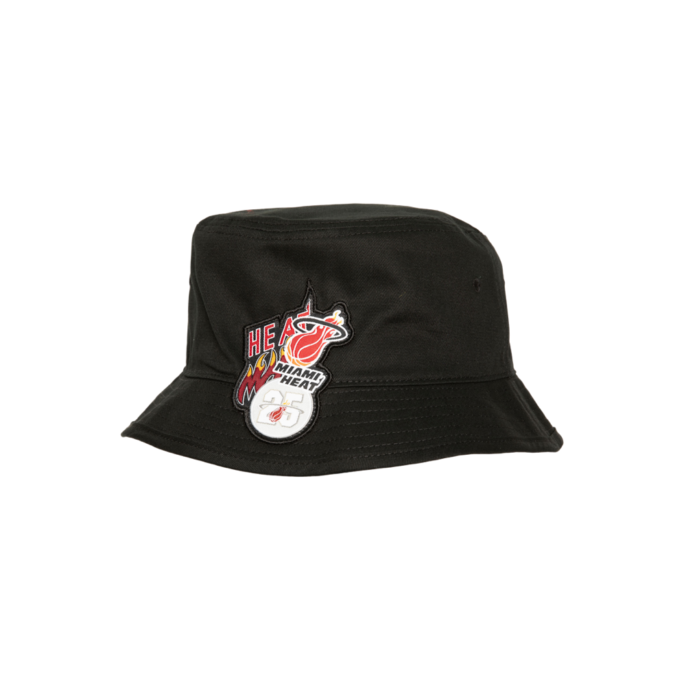 Miami HEAT Mitchell & Ness Logolap Bucket Hat