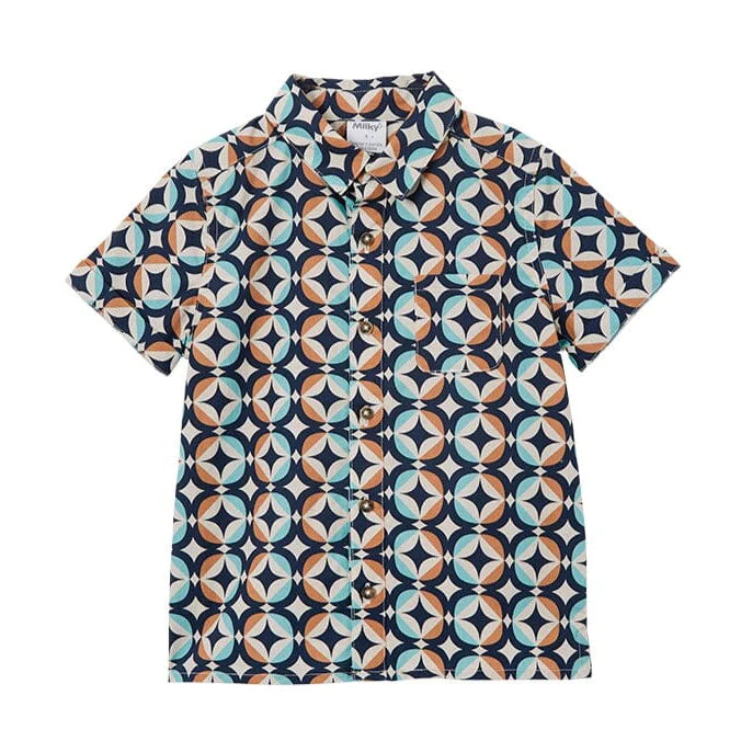 Milky Retro Cotton Shirt