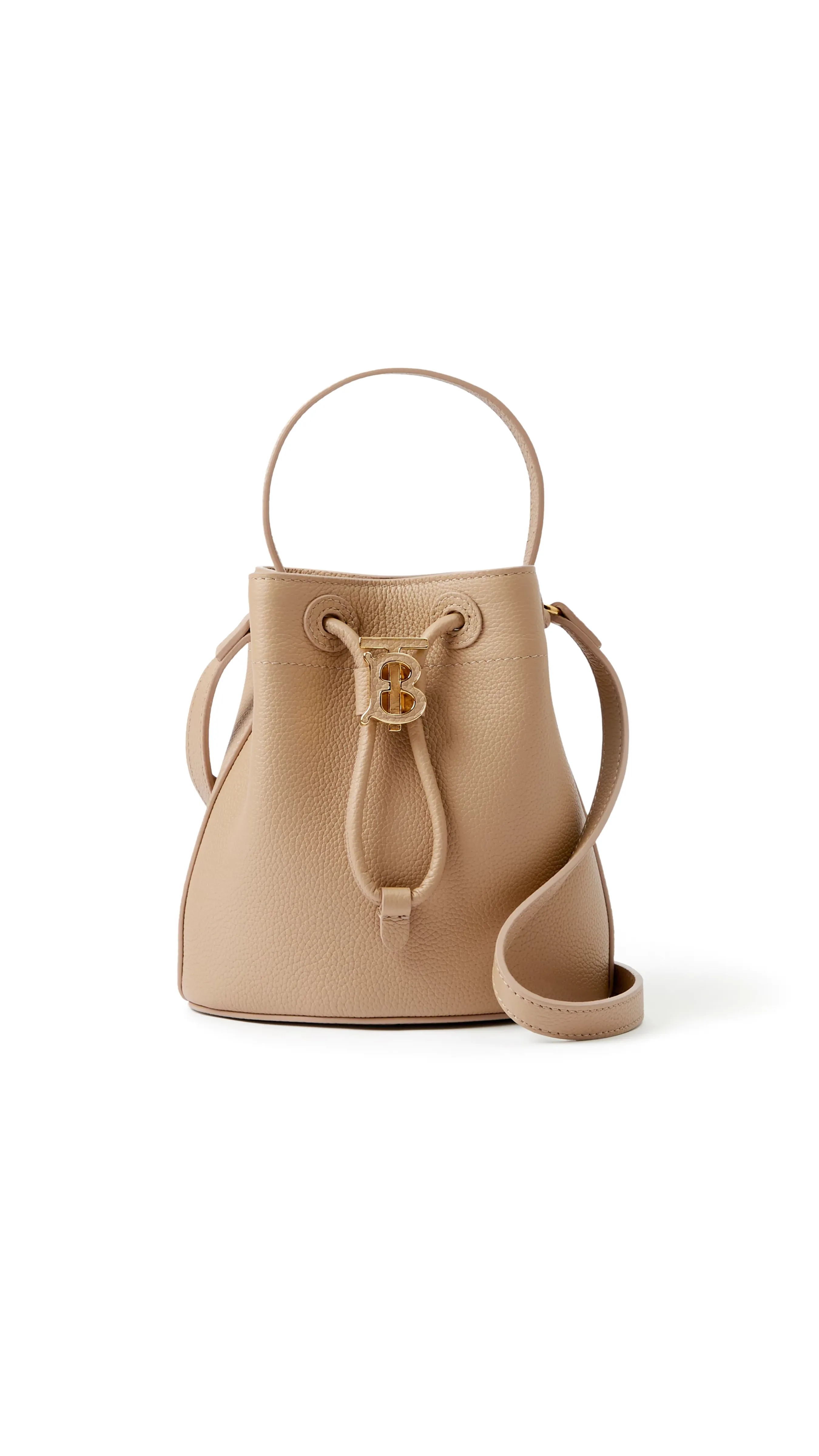 Mini TB Bucket Bag - Oat Beige