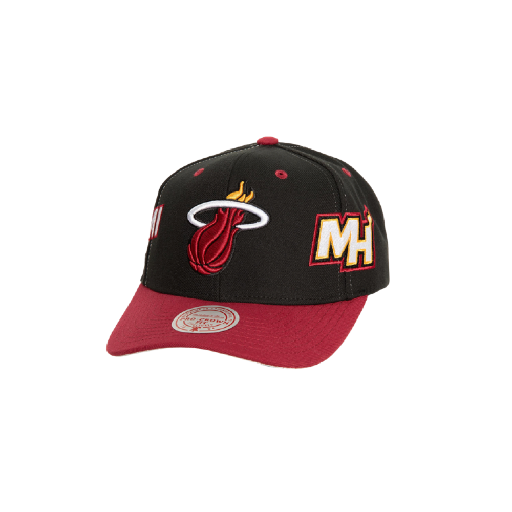 Mitchell & Ness Miami HEAT Logo Pro Snapback