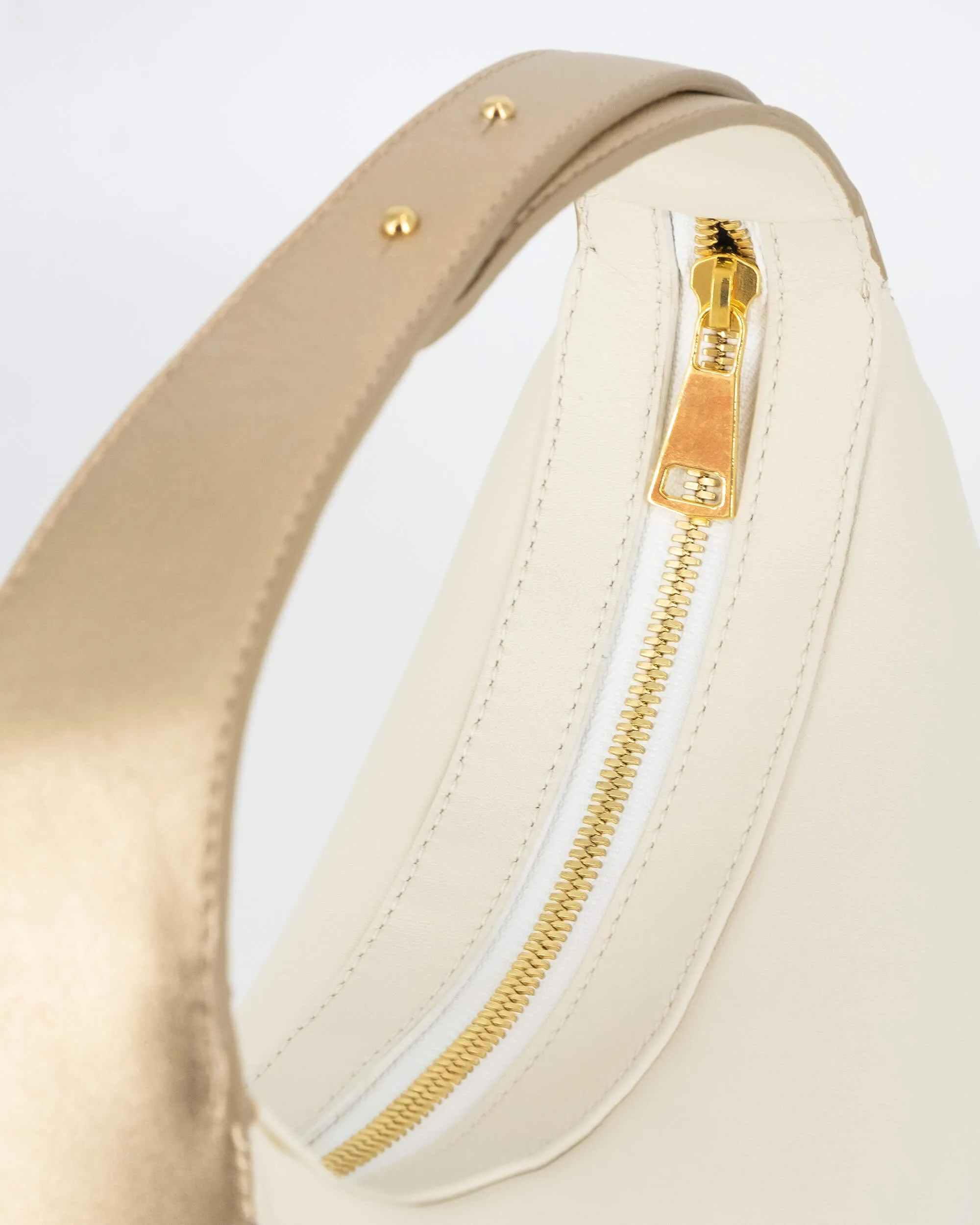 Muffin Hobo White / Gold