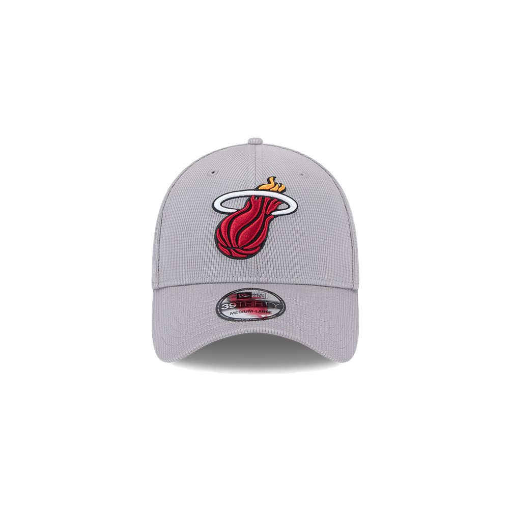 New Era Miami HEAT Grey Flex Fit Hat