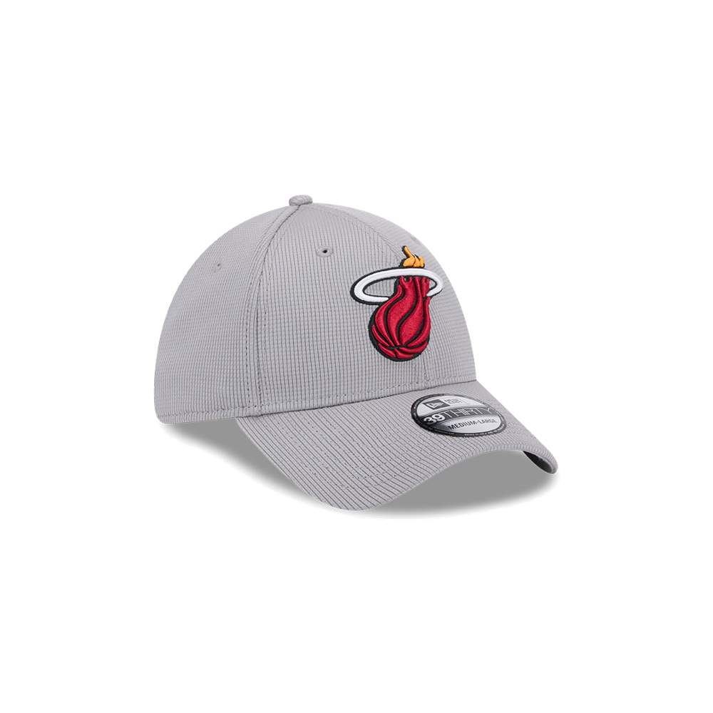 New Era Miami HEAT Grey Flex Fit Hat