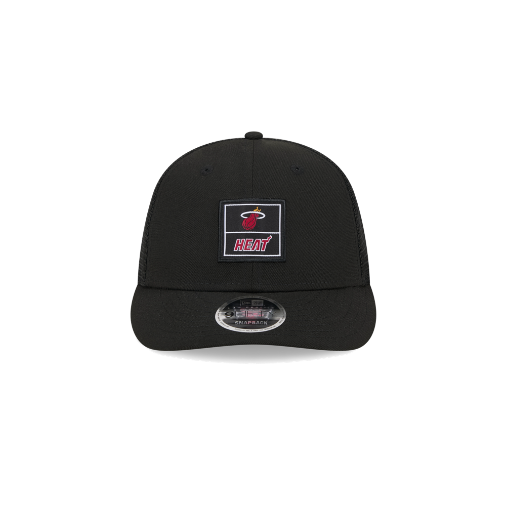 New Era Miami HEAT Patch Trucker Snapback