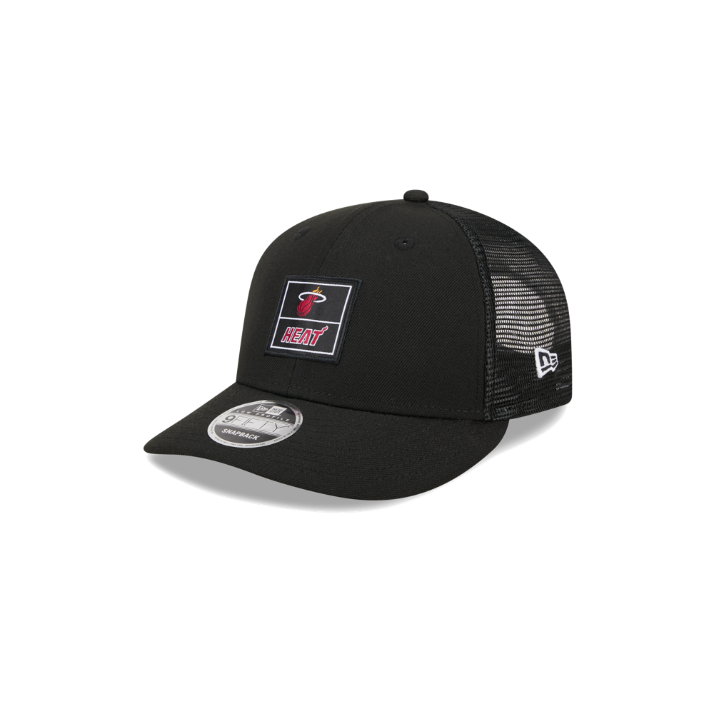 New Era Miami HEAT Patch Trucker Snapback