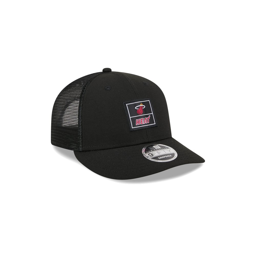 New Era Miami HEAT Patch Trucker Snapback