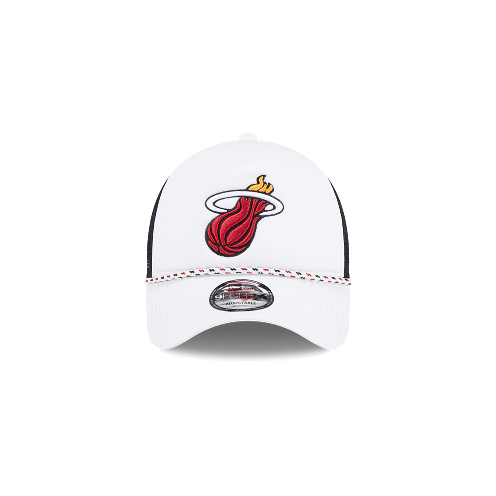 New Era Miami HEAT Rope Trucker Hat