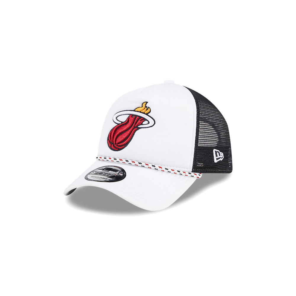 New Era Miami HEAT Rope Trucker Hat