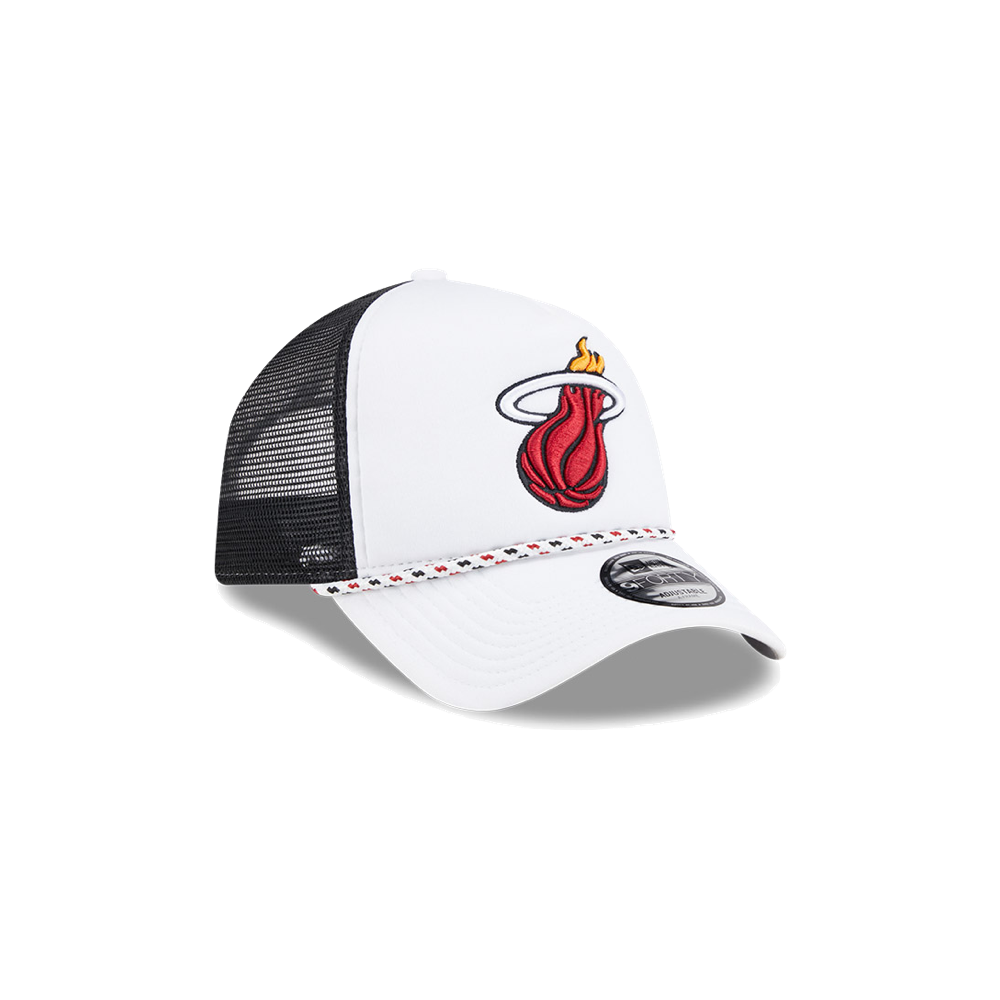 New Era Miami HEAT Rope Trucker Hat