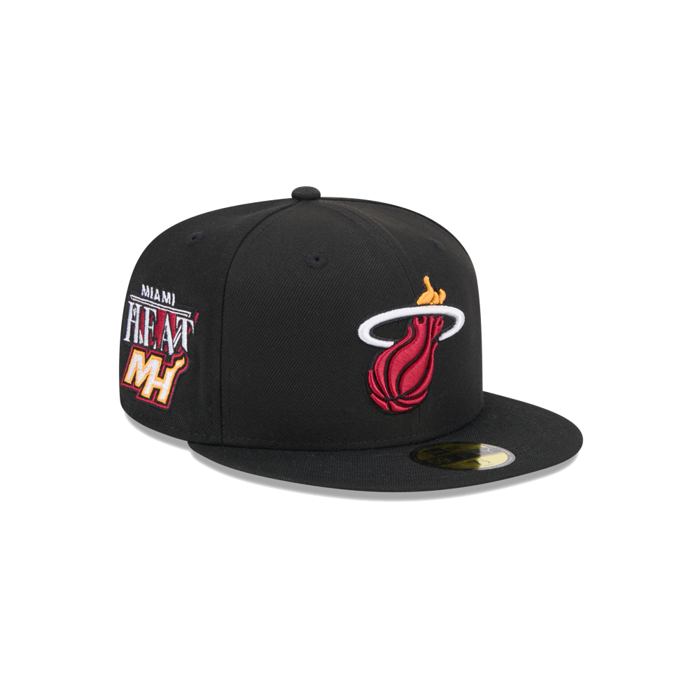 New Era Miami HEAT Side Patch Fitted Hat