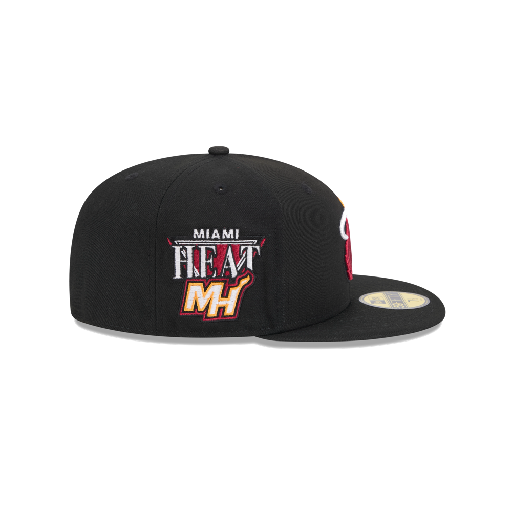 New Era Miami HEAT Side Patch Fitted Hat